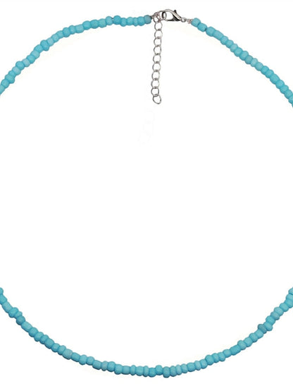 necklace Ethnic Style Street Pure Color Necklaces for Women