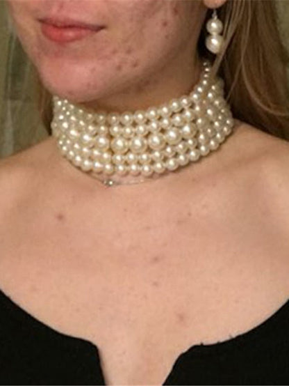 necklace Chic & Modern Party Pure Color Necklaces / Black / Red / Fall / Winter / Spring for Women