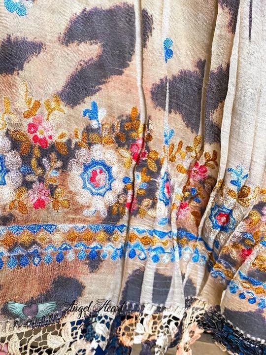 All The Goodness In The World Kimono - Taupe/leopard for Women