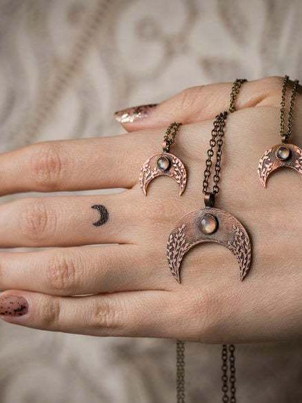 Alloy Moon Bohemian Necklace for Women