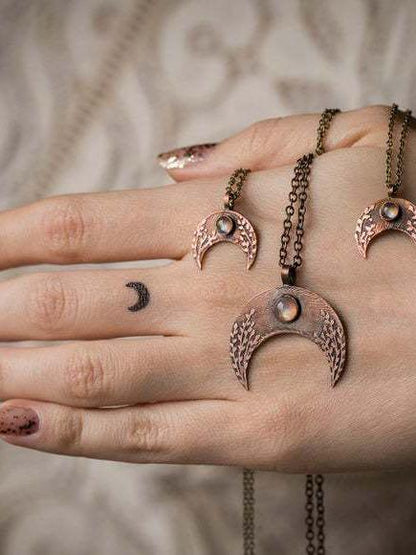 Alloy Moon Bohemian Necklace for Women