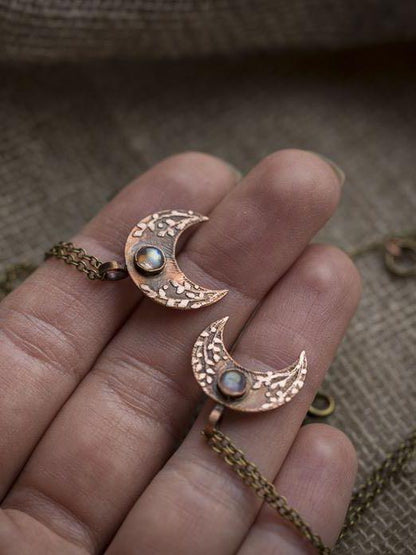 Alloy Moon Bohemian Necklace for Women