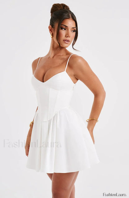 Analeigh Mini Graceful Dress - Ivory
