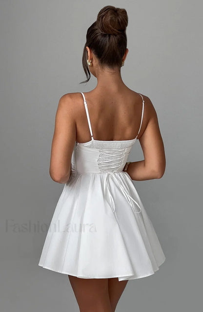 Analeigh Mini Graceful Dress - Ivory