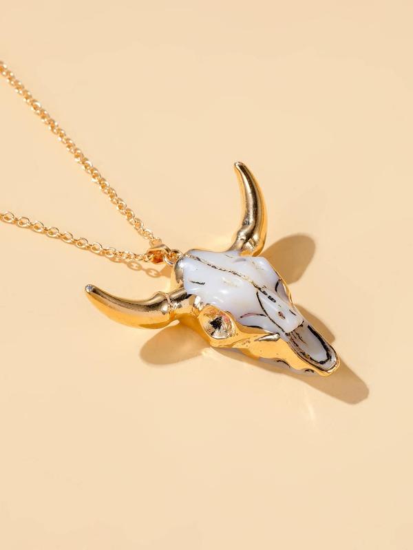 Animal Head Charm Necklace for Women