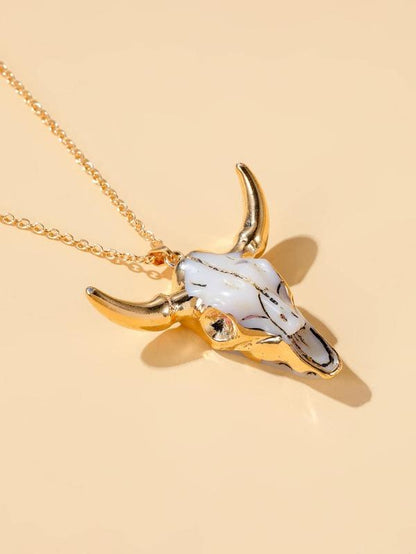 Animal Head Charm Necklace for Women