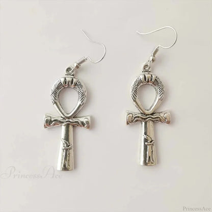 Antique Fairy Wings Grunge Dangling Earring