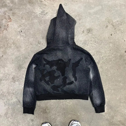 Antique Gothic Flash Diamond Hoodie
