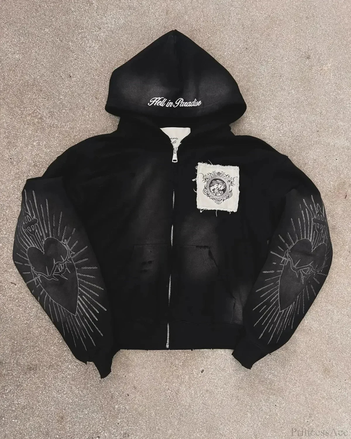 Antique Gothic Flash Diamond Hoodie