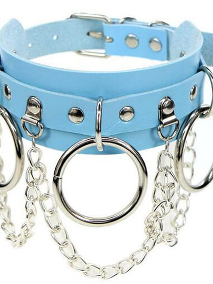 1PC Choker Necklace For Party Evening Birthday Party Leather Alloy Classic for Women