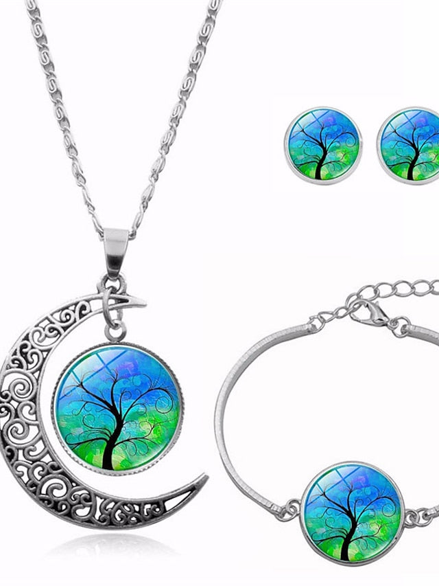 Jewelry Sets Artistic Party Tree Jewelry Sets for Women
