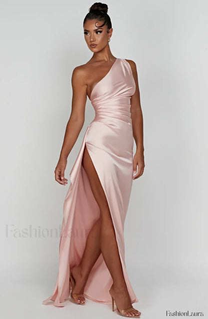 Ariel Maxi Graceful Dress - Blush