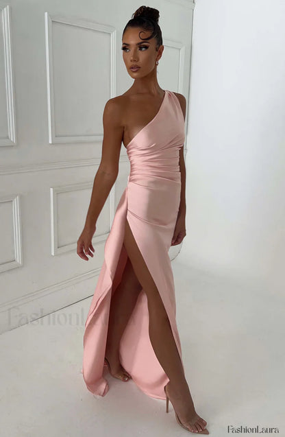 Ariel Maxi Graceful Dress - Blush