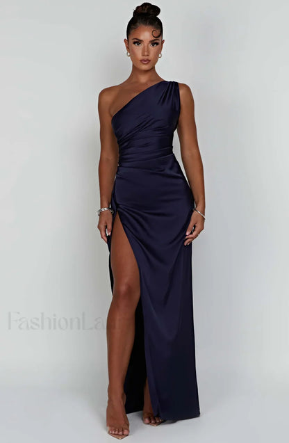 Ariel Maxi Graceful Dress - Navy