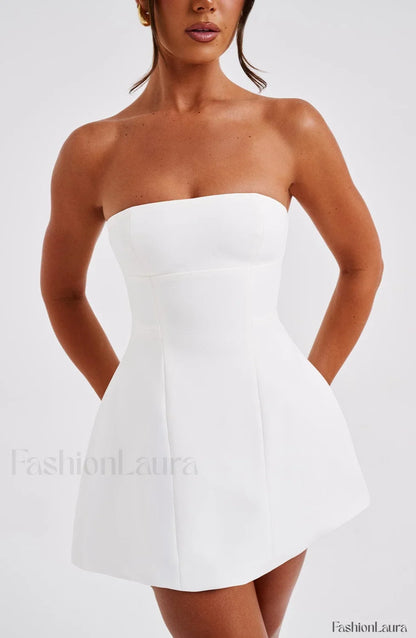 Asha Mini Graceful Dress - Ivory