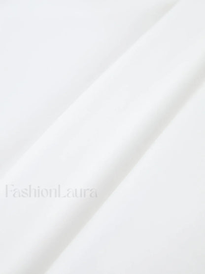 Asymmetrical Pocket Button Trendy Collar Crop Shirt