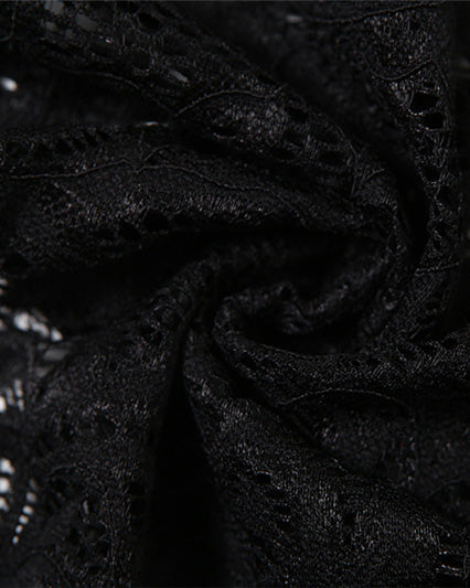 Lace Hollow See-Through Leggings Set