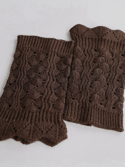 Leg Warmers Boot Cuffs Home Daily Solid Color Knit Casual Boho / Bohemian Warm 1 Pair for Women