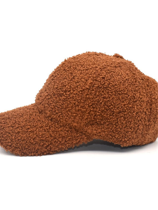 Hat Baseball Cap Winter Hats Black Pink Khaki Outdoor Street Dailywear Fleece Pure Color Windproof Comfort Warm for Women