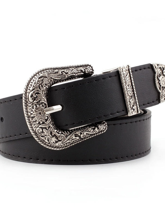 Belt Alloy Zhangqing Black Camel Coffee Waist Belt Party Daily / Vintage / Spring / Summer / Fall / Winter for Women