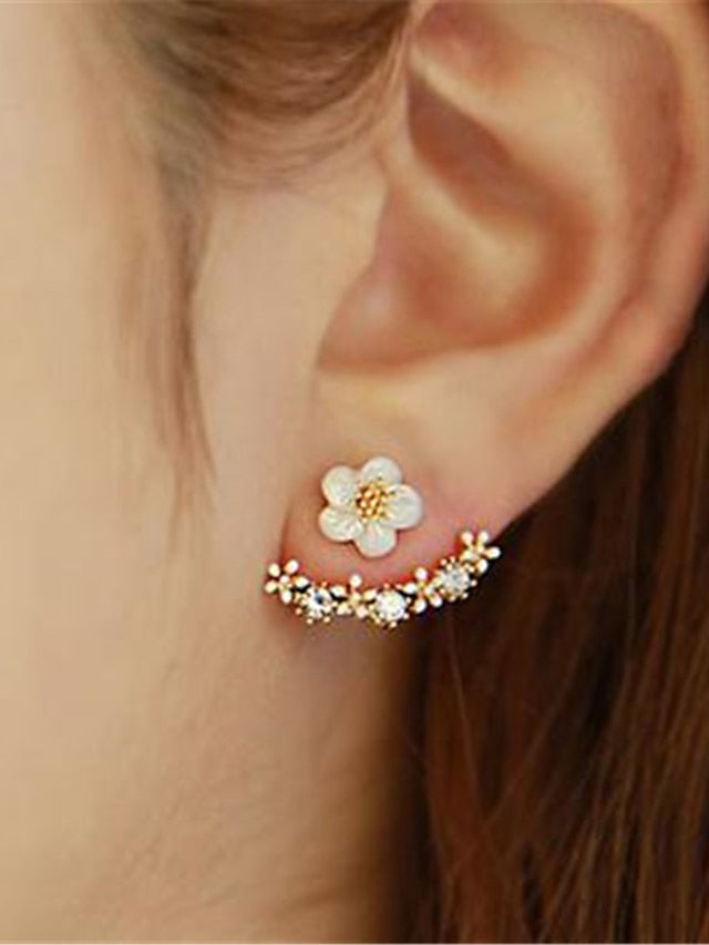 Earrings Chic & Modern Street Flower Earring / Gold / Silver / Fall / Winter / Spring for Women