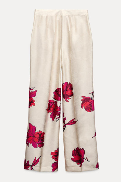 Conjunto de blazer floral estampado Nelly