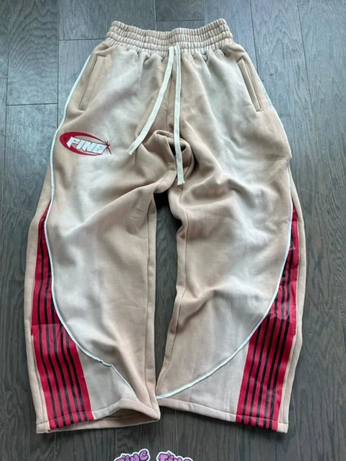 Retro High Street Loose Fit Pants