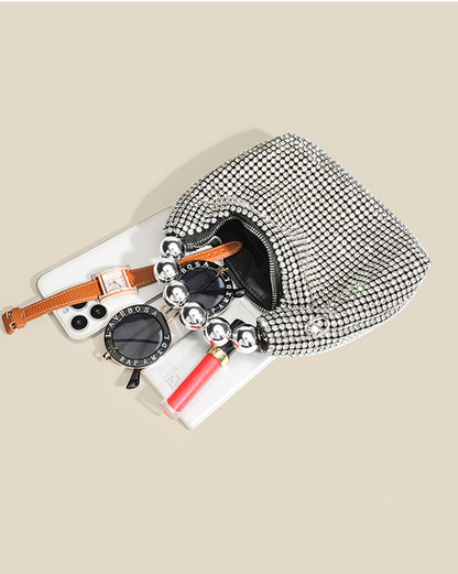 Beaded Rhinestone Evening Bag