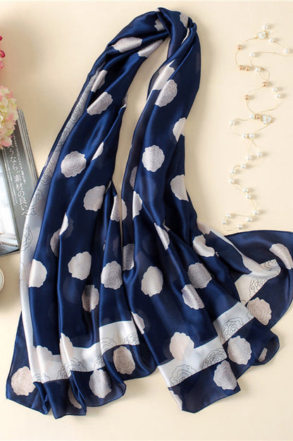 Rose Print Beach Sunscreen Scarf
