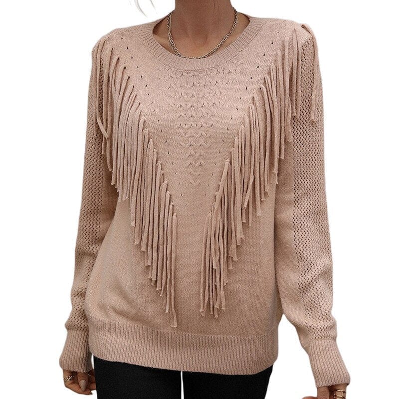 Natalie - Suéter con borlas - Chic - Ideal para otoño