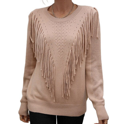 Natalie - Suéter con borlas - Chic - Ideal para otoño