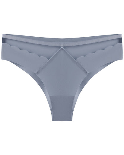 Hip Lifting Low Waist Ice Silk Seamless Invisible Breathable Briefs