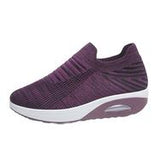 Women’s Trendy Slip-On Knitted Sneakers with Air Cushion | Ideal for Everyday Wear