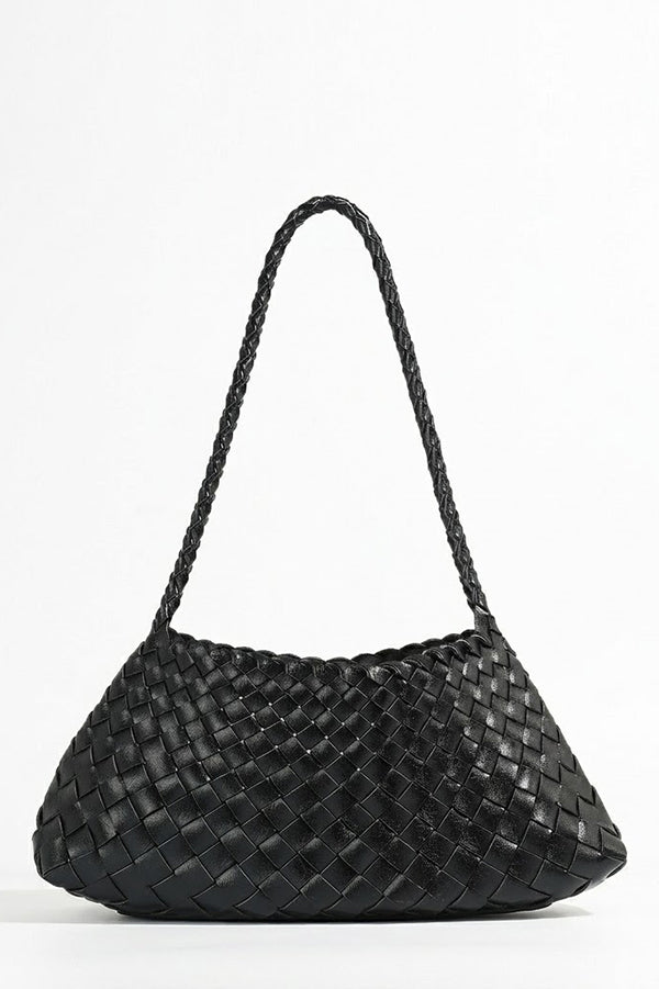 Hand-woven Vintage-style Underarm Shoulder Bag