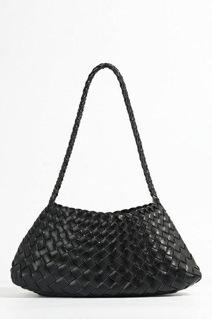 Hand-woven Vintage-style Underarm Shoulder Bag