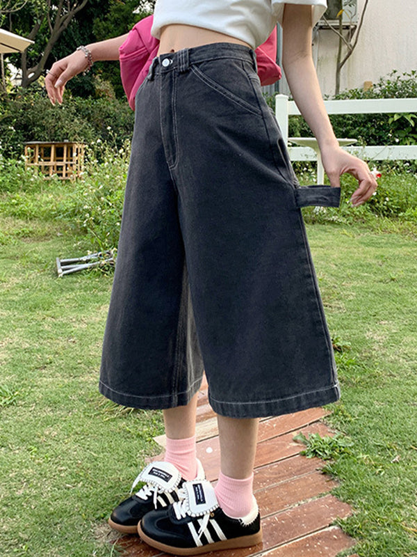American Vintage Loose Denim Shorts