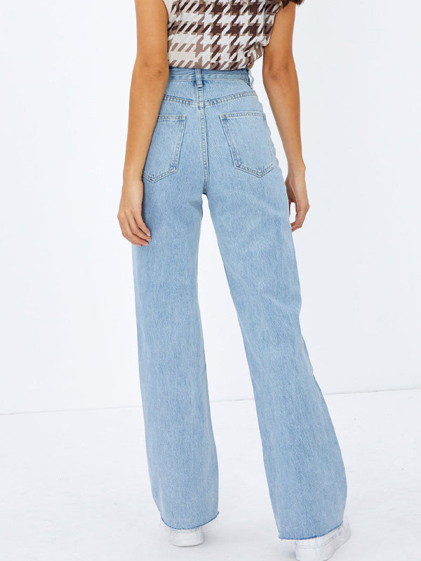 Vintage Loose Straight Boyfriend Jeans