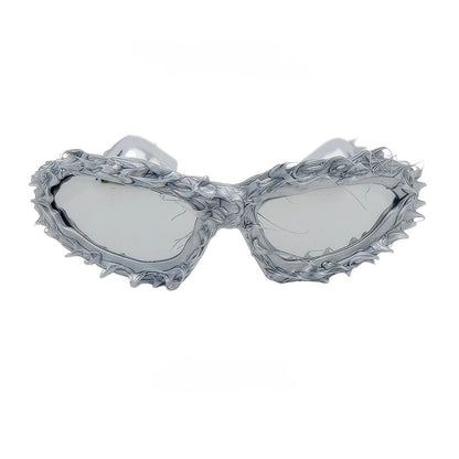Futuristic Punk Y2K Irregular Glasses