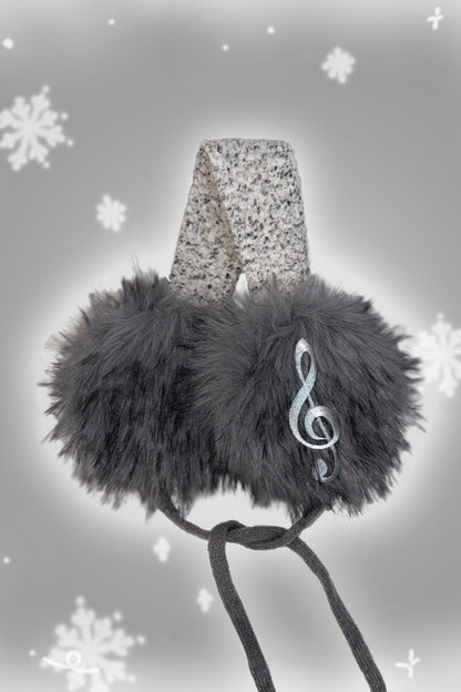 Y2K Musical Note Plush Cold-proof Earmuff