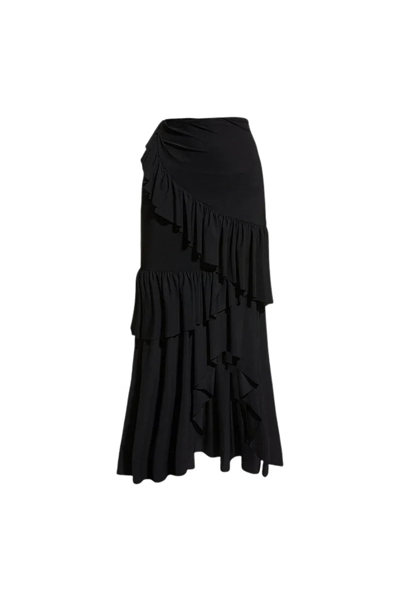 Conjunto de traje de baño de una pieza con detalles florales