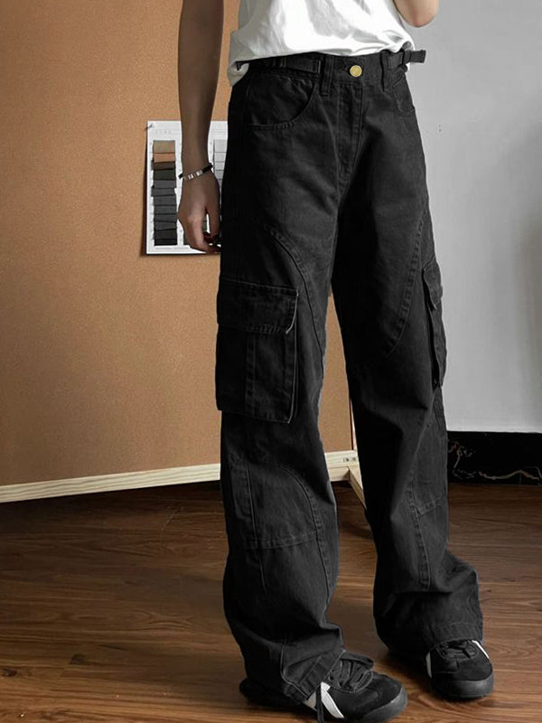 Vintage Multi Pocket Splice Cargo Jeans