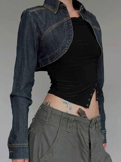 Retro-Washed Chav Style Jacket