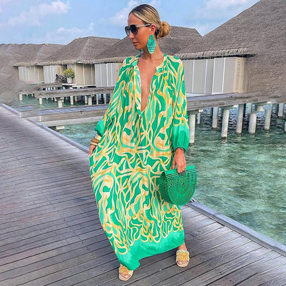 Vestido largo de verano para mujer | Ideal para primavera/verano