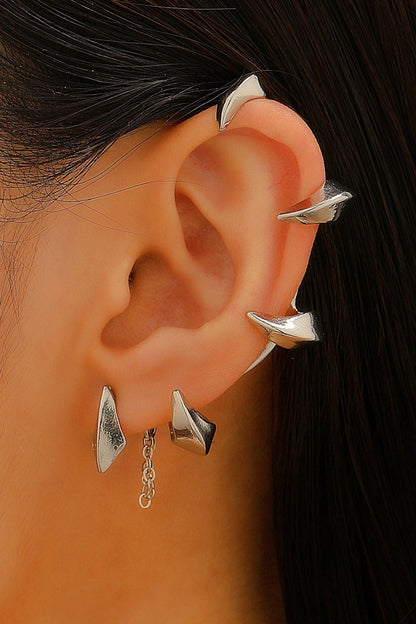 Punk Thorn Decor Ear Cuff Earring