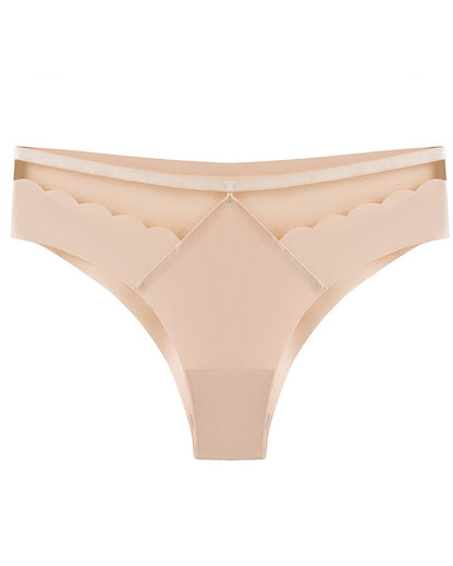Hip Lifting Low Waist Ice Silk Seamless Invisible Breathable Briefs