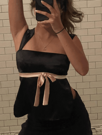 Lace Up Tank Top