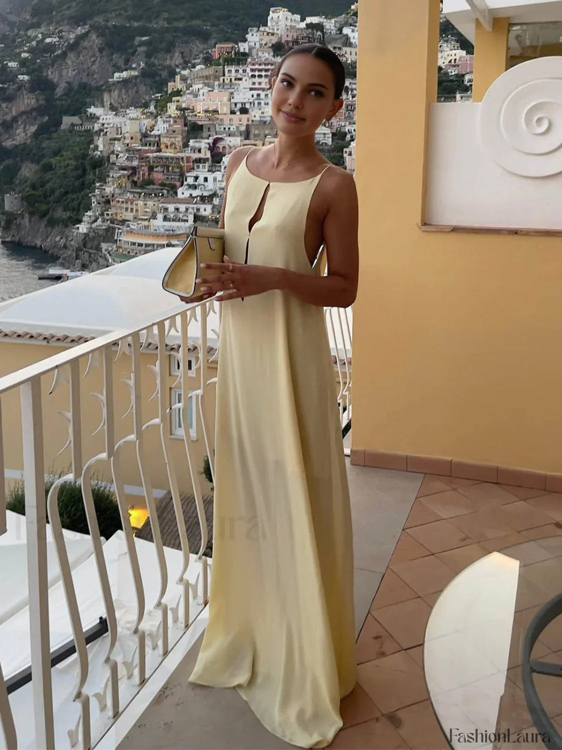 Backless Vacation Graceful Long Dress