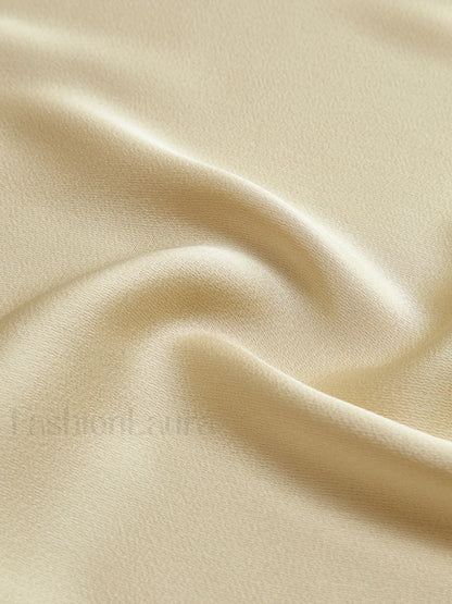 Backless Vacation Satin Long Dress