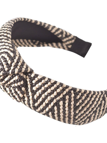 1PC Headbands Weaved Grass Nature Summer Headband For Daily Holiday for Women