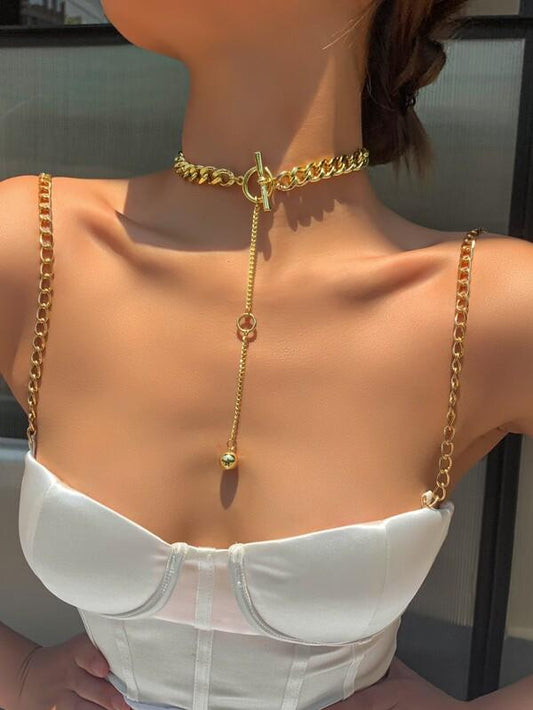 Ball Charm Choker for Women